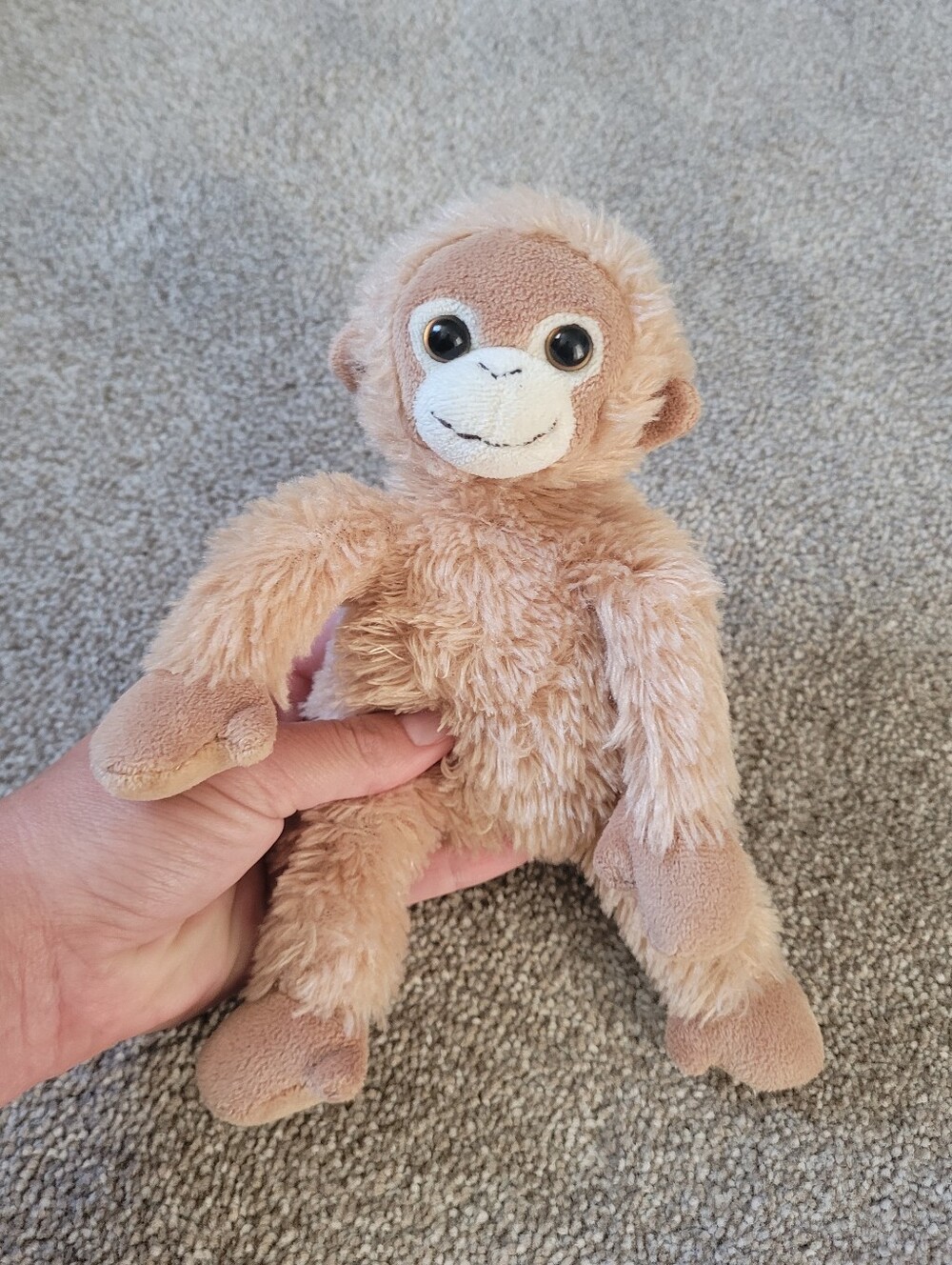 Ty Beanie Baby Monkey Plush Stuffed Animal